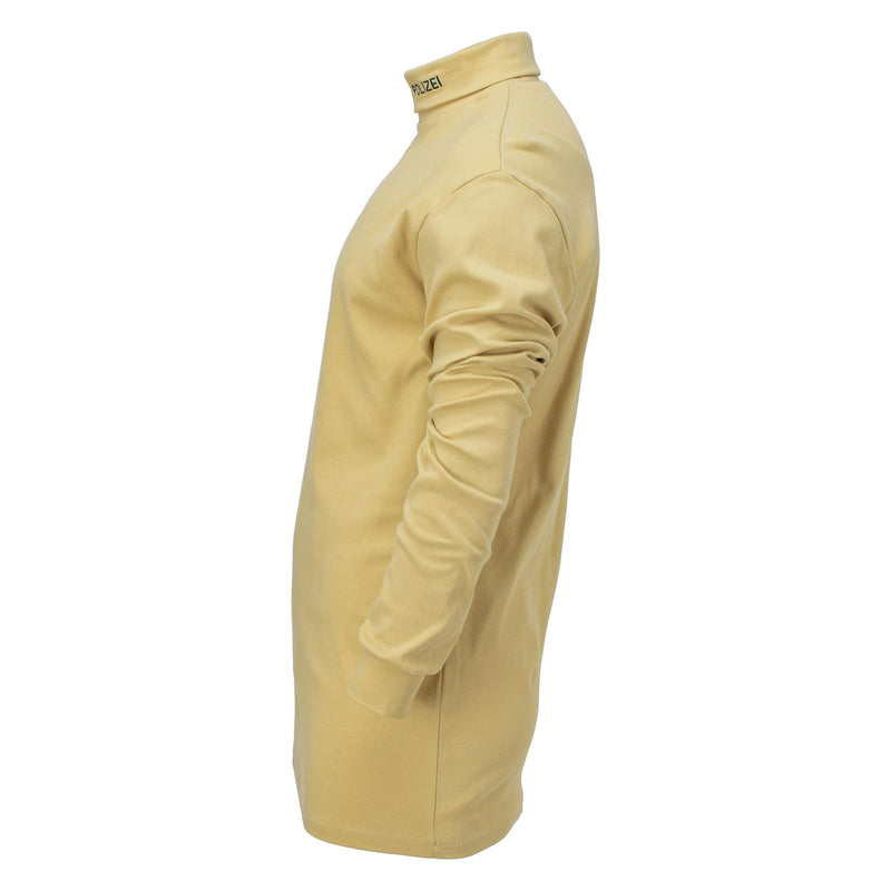 Echte Duitse militaire politie onderstreept lichtgewicht schildpaddenhirmshirt zand nieuw