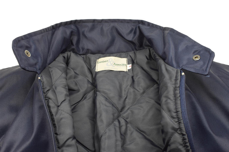 Merk Lambert Franse luchtmacht bomberjack blauw warm winddicht pilootuniform
