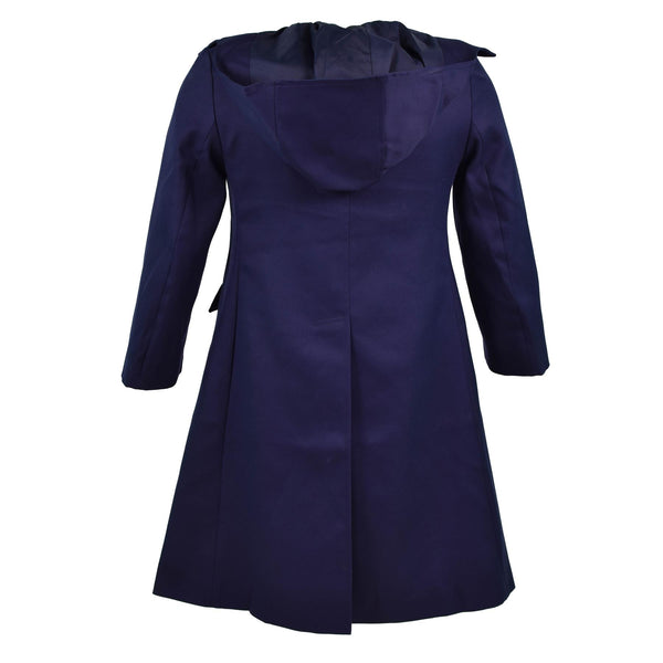 Echte Franse militaire jas leger trench jas donkerblauwe damesjas nieuw