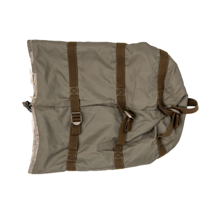 Echte Oostenrijkse legercompressiezakje Duffel Bag Sleepingzak Transport olijf