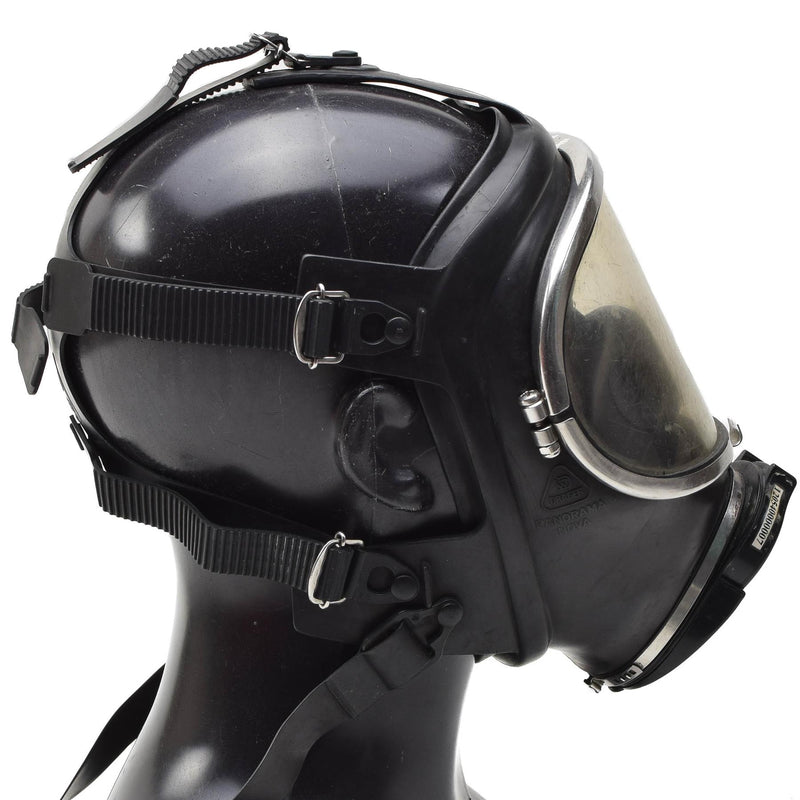 Echte drager panorama nova face mask firefighter gas volledige masker zwart