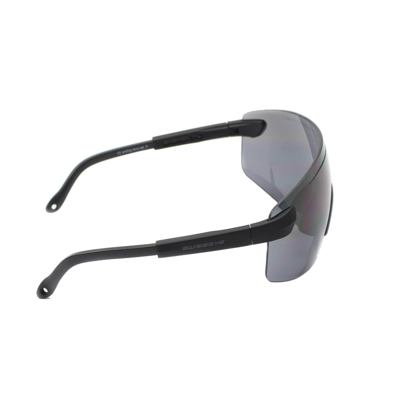 Zwitserse oogschieten oogbeschermingsglazen brede anti-vog zwarte lens UV400-bril