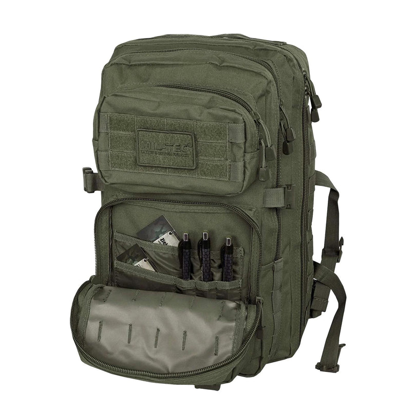 Mil-Tec U.S. Assault Combat Backpack Trekking Hiking Outdoor Rucksack 36L Olive