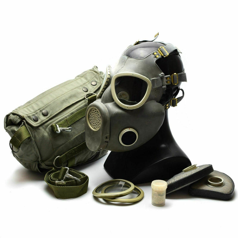 Pools militair gasmasker MP-4 Echte ademhalingschemische grijze olijf OD NIEUW
