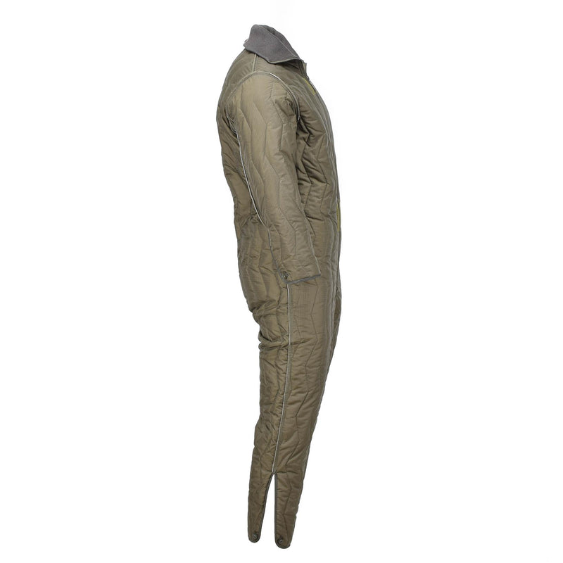 Originele Duitse militaire coverall gewatteerde voering winter jumpsuit voering olijf nieuw