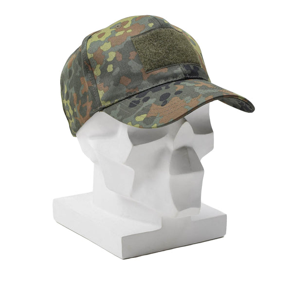 Leo Kohler Militair veld Baseball cap BW Flecktarn Camouflage Peaked Visor Cap