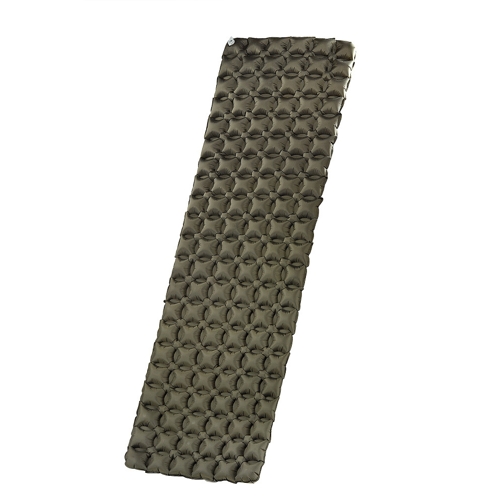 M-TAC opblaasbaar slaapmatje 195x58x5cm lichtgewicht campingmat olijf