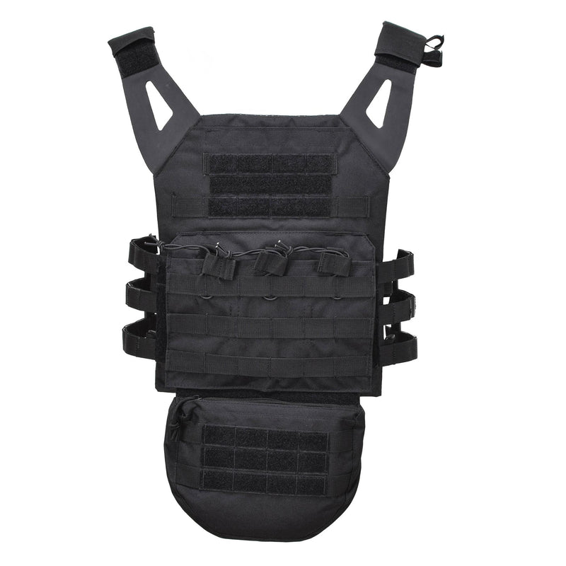 Mil-Tec Gen II Militaire Plaat Carrier Tactical Vest Combat Modular Waastcoat Zwart