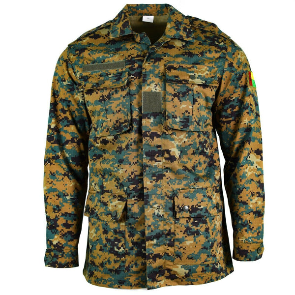 Echte Guinee Bissau Army Jacket ripstop digitale savana camo militaire kwestie nieuw