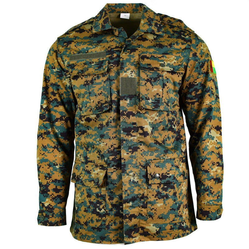 Echte Guinee Bissau Army Jacket ripstop digitale savana camo militaire kwestie nieuw