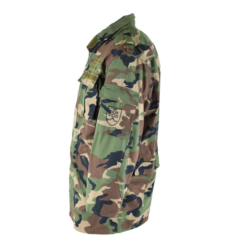 Originele vintage Slowaakse legerveldjack M97 Camo Militaire gevechtsparka Nieuw