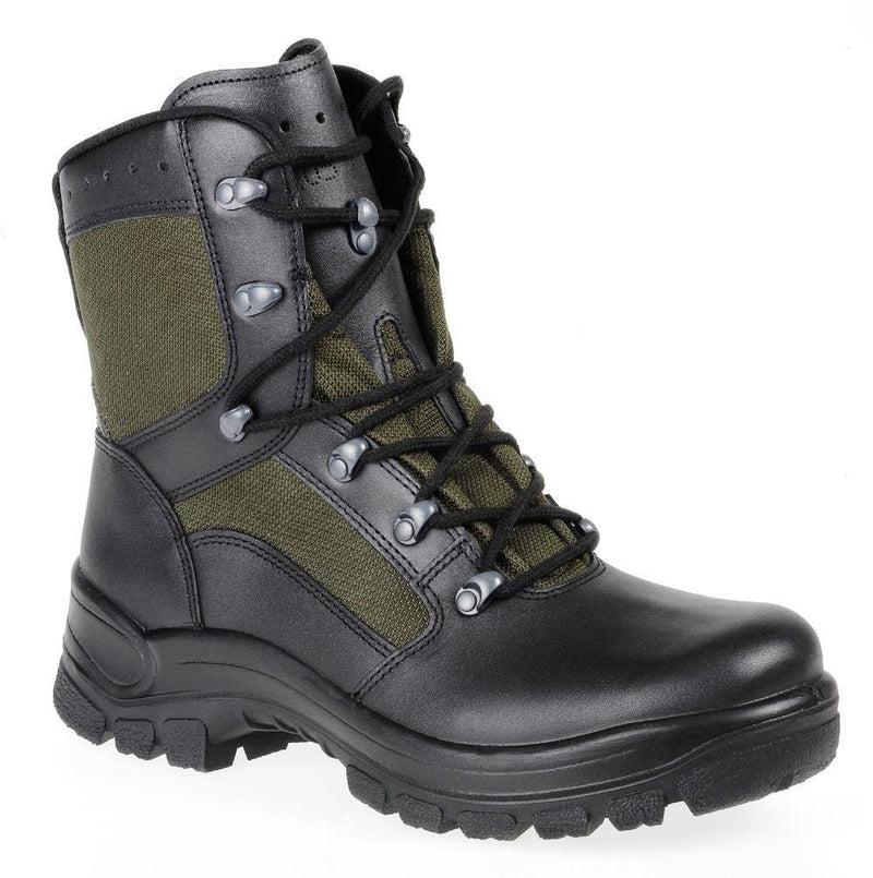Echt Duits militair gevecht laarzen lederen textiel tactisch veldschoenen nieuw