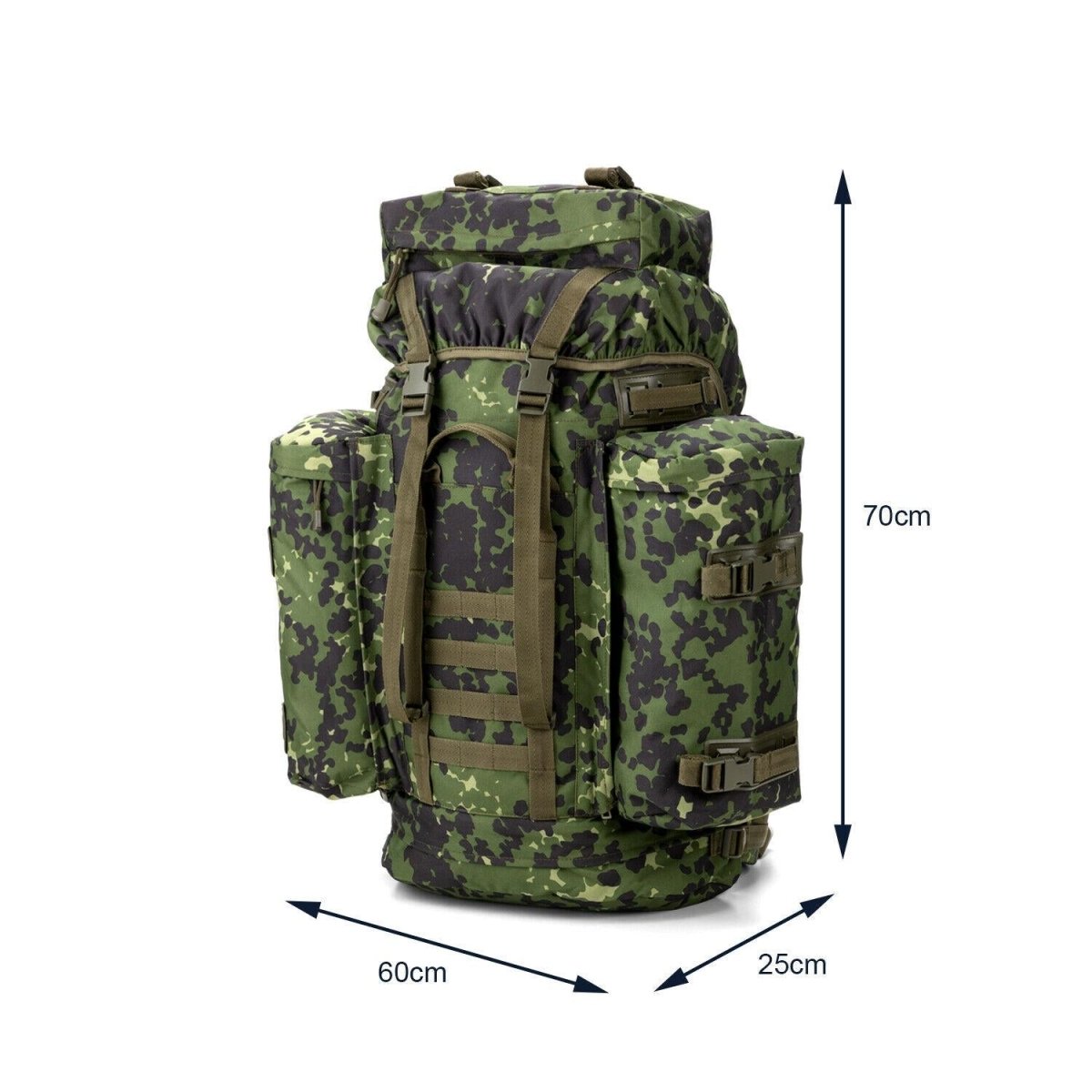A.Blochl BW Mountain Hiking Daypack M84 Camo grote kampeertrekking Backpack Nieuw