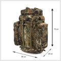 A.Blochl BW Mountain Trekking Rucksack Camping Grote rugzak Flecktarn Camouflage