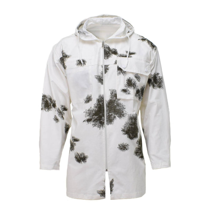 A.Blochl jas in Duitse legerstijl sneeuwcamo omkeerbare buitenste uniformlaag NIEUW - GoMilitar