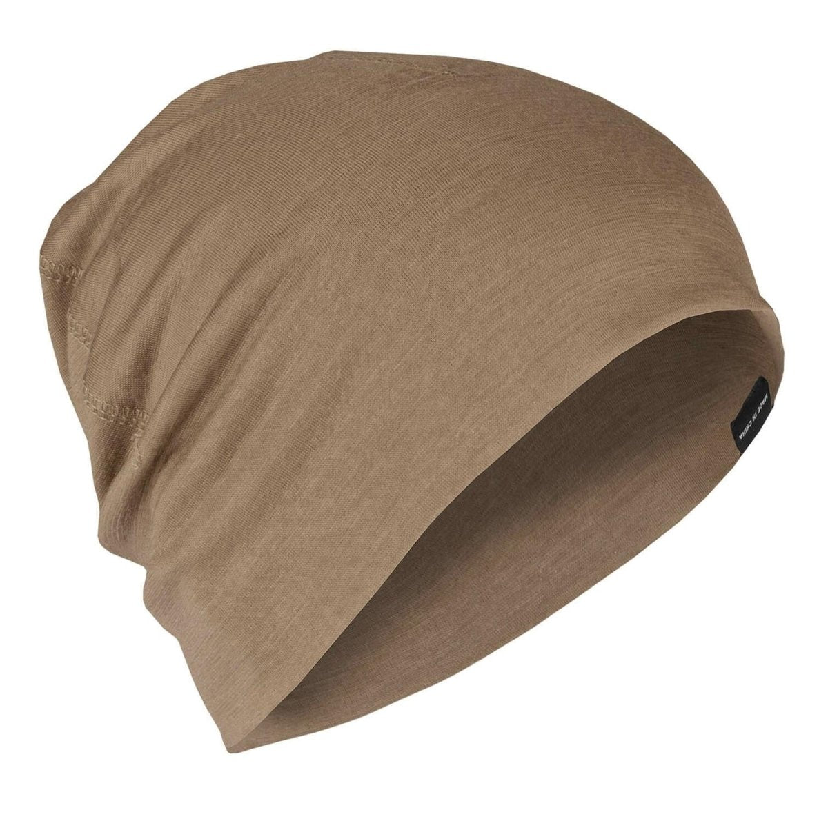 A.Blochl Merino Wool Beanie Sports Outdoor Headwar Breathable Watch Cap Coyote