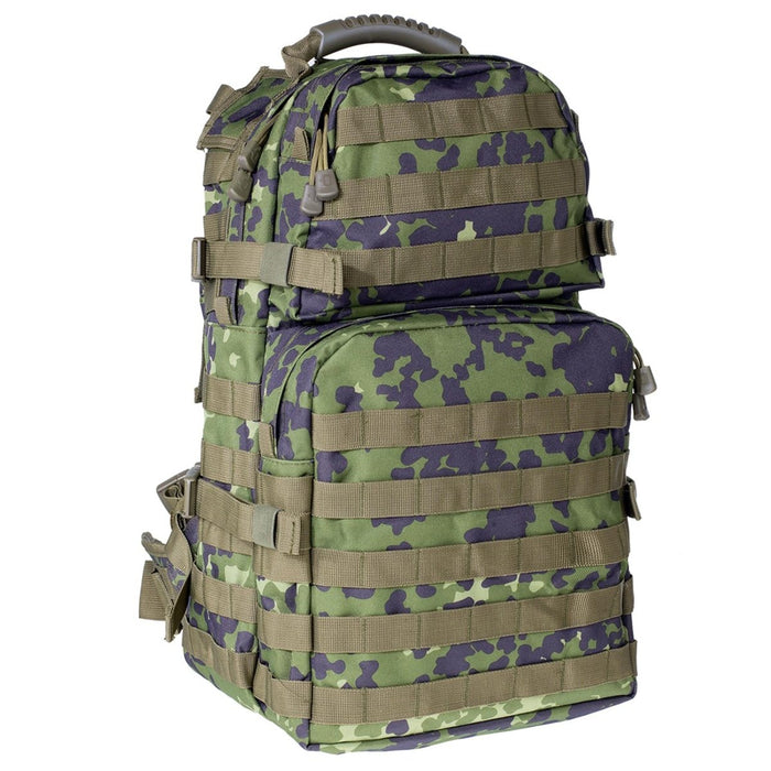 A.Blochl grote 40L US Assault-rugzak in M84-camouflage met Molle-lussen en gewatteerde riemen voor tactisch gebruik