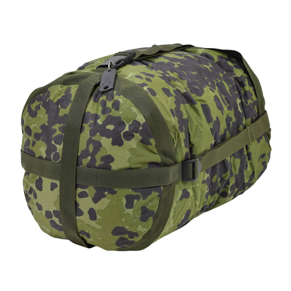 Originele Deense militaire compressietas M84 Camo PU gecoat lichtgewicht nieuw