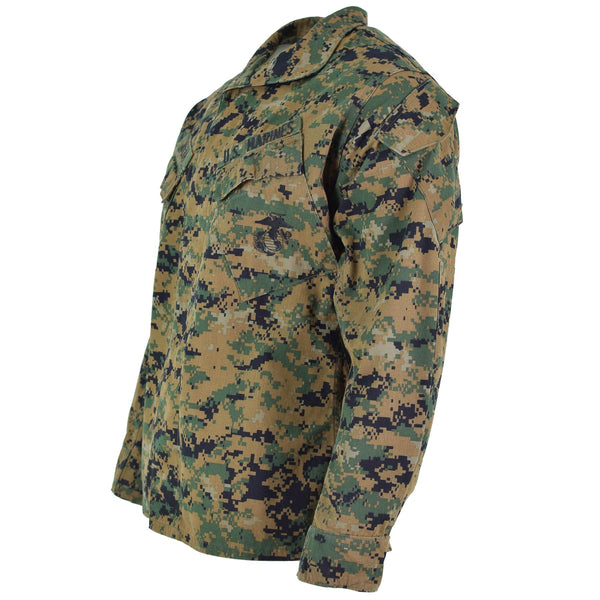Originele Amerikaanse leger troepen jas BDU digitaal bos camo shirt militair probleem