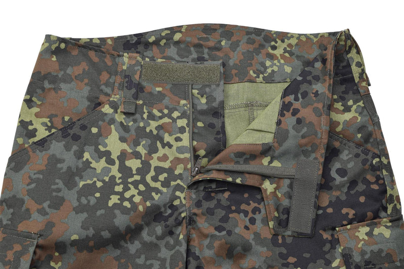 Leo Kohler Militaire tactische broek Verken Flecktarn Camo hogere taille broek