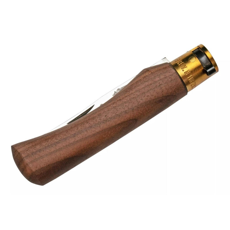 Antonini Old Bear Pocket Knife 10cm Stainless Steel Blade Walnut Wood Handle - GoMilitar