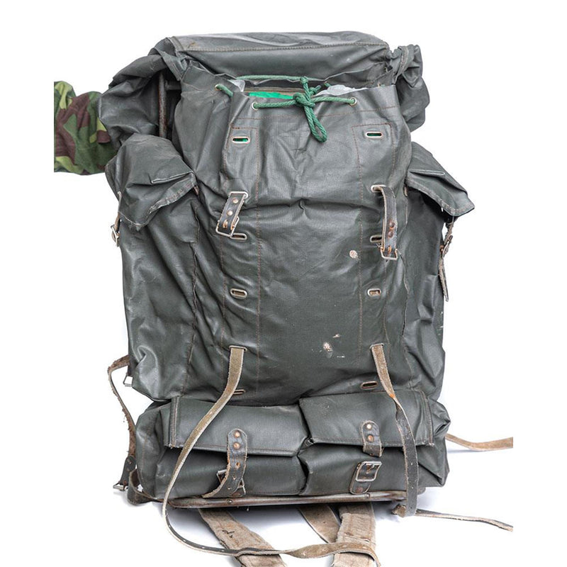 Originele Finse militaire rugzak ingelijste waterdichte grote rugzak 100l vintage