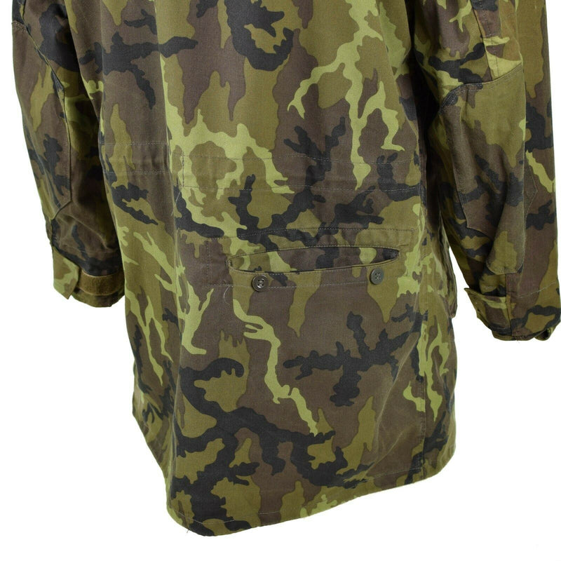 Originele Tsjechische leger militaire gevechten CZ 95 Camo Field Jacket Parka Hoodeded