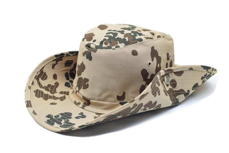 MFH merk militaire stijl Panama hoed tropical flecktarn bucket Summer Cap nieuw
