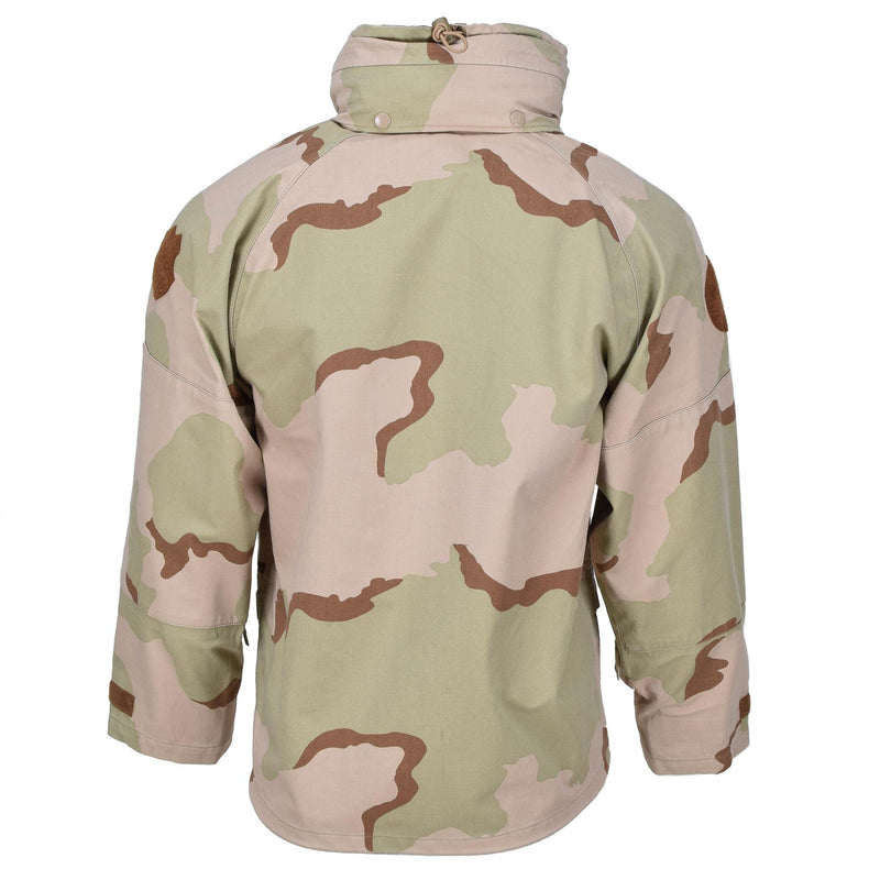 Originele Hongaarse leger regenjasgevecht camouflage woestijn waterdichte capuchoneded