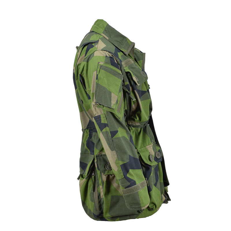 Tacgear Brand Militaire stijl Ripstop Commando Smock Jacket Splinter Camo Fullzip