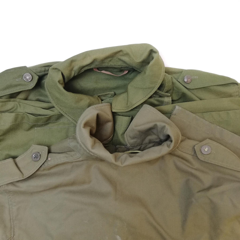 Echt vintage Tsjechisch legerveldjack M85 Militaire olijfgroen Militair CZ