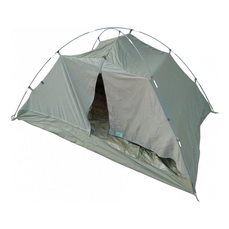 Echte Belgische militaire tweepersoon tent waterdichte ripstop jigsaw tabernakel