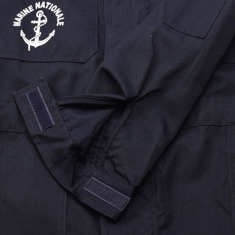 Echte Franse marine Coverall ThermoStable Marine Jumpsuit Solid Dark Blue Nieuw
