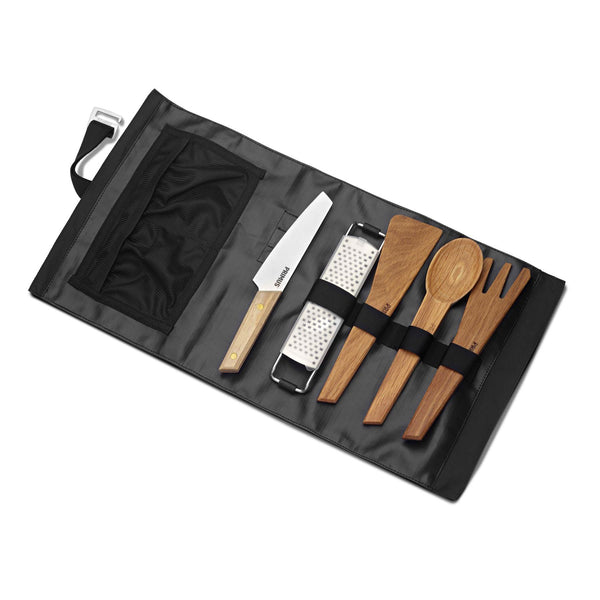 Primus Campfire Prep Set Outdoor Camping Utsil Kit Wandelmes Lepel Vork