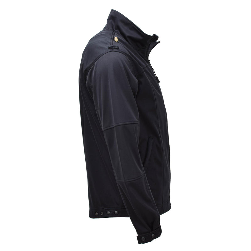 Originele Duitse leger mariene ritsjack zwarte softshell hoge kraag gevechten nieuw