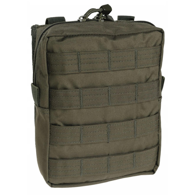 Mil-Tact Tactical Belt Pouch Molle Bevestiging Zipper Sluiting Utility Bag Olive