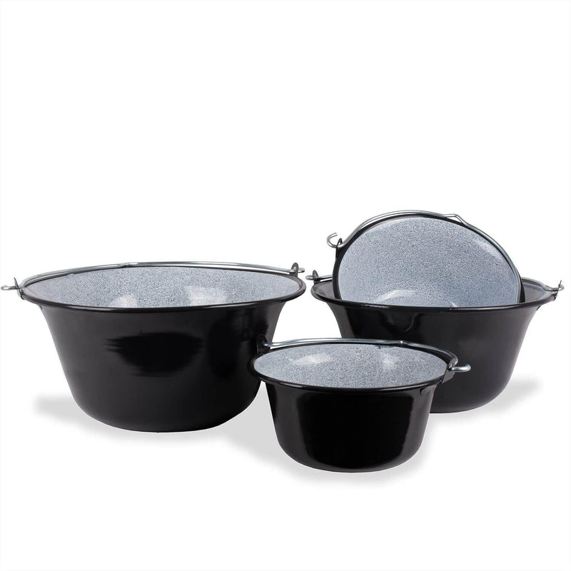 Geëmailleerde Goulash Dutch Oven 6 Liter buitenshuis Camping Fire Cooking Pot Stewpot
