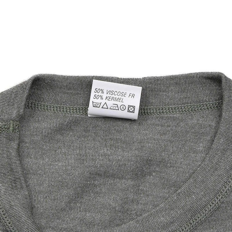 Echte Belgische militaire Undershirt Thermal Gray Jersey Shirts Flame Resist Nieuw