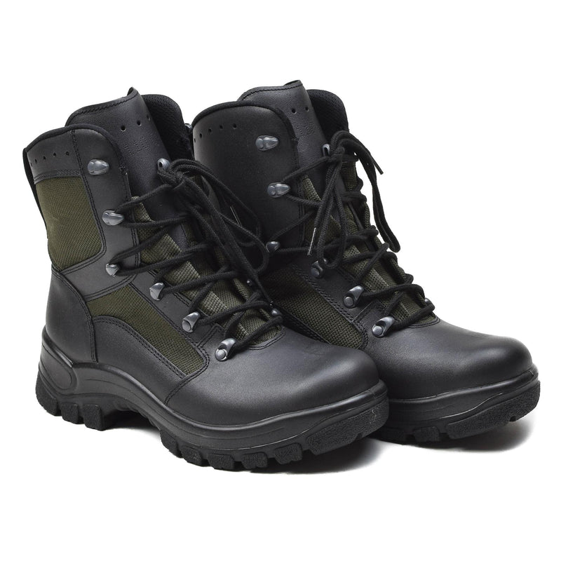 Echt Duits militair gevecht laarzen lederen textiel tactisch veldschoenen nieuw