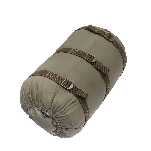 Echte Oostenrijkse legercompressiezakje Duffel Bag Sleepingzak Transport olijf