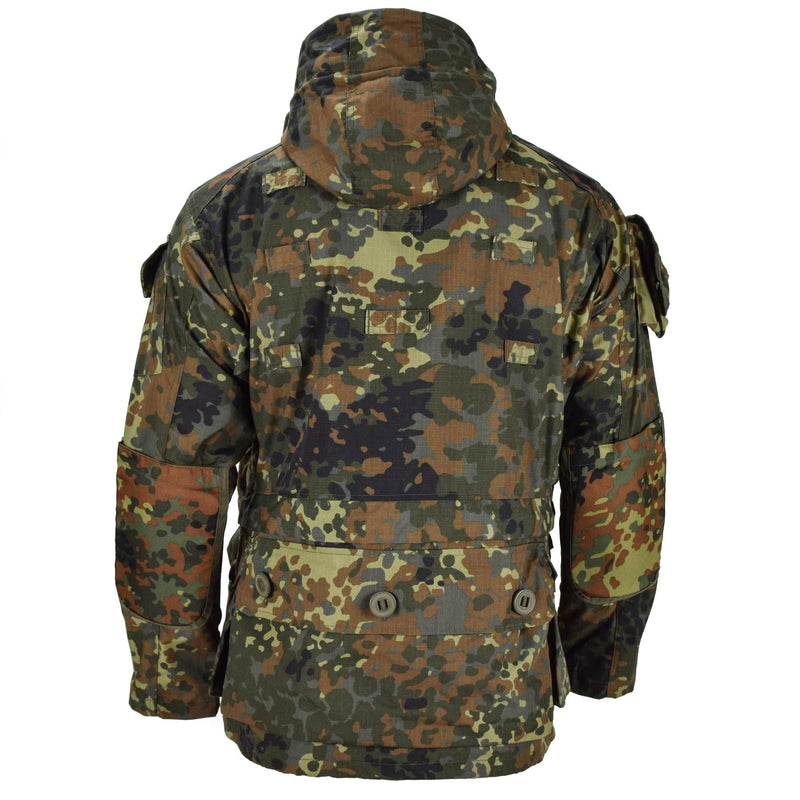 MIL-TEC merkjack ripstop smokd Duits leger flecktarn camo parka herenkleding