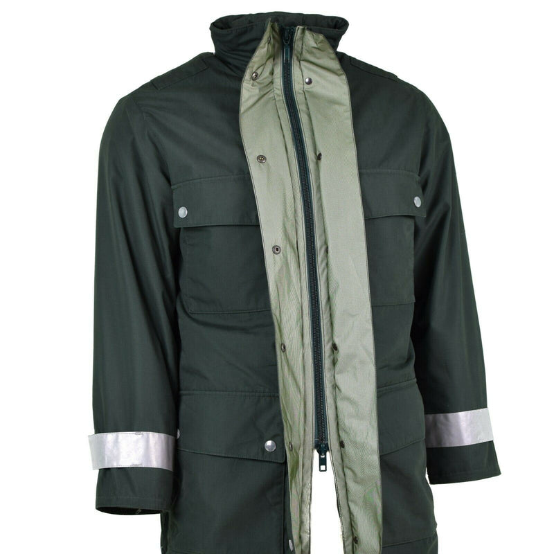 Echt Duitse politiejas Goretex Groene waterdichte BGS Parka Border Guard