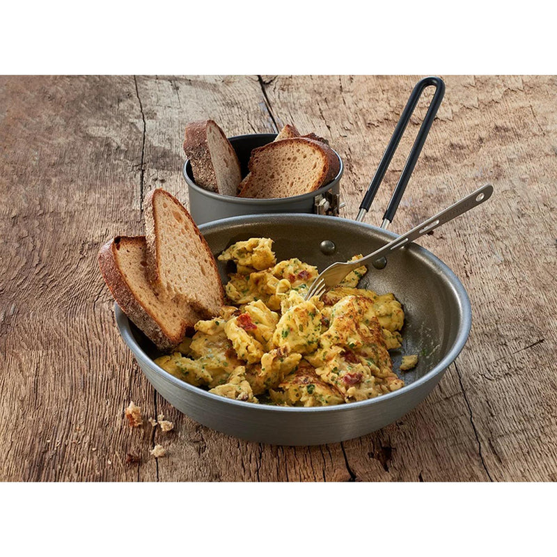 Trek'n Eat Breakfast Maaltijd Roere eieren uitgedroogd wandelen buiten eten