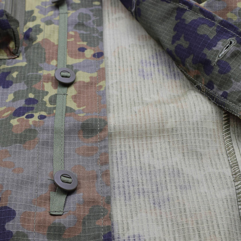Tacgear -merk Duitse militaire stijl Field Jacket Commando Troops Flecktarn Camo