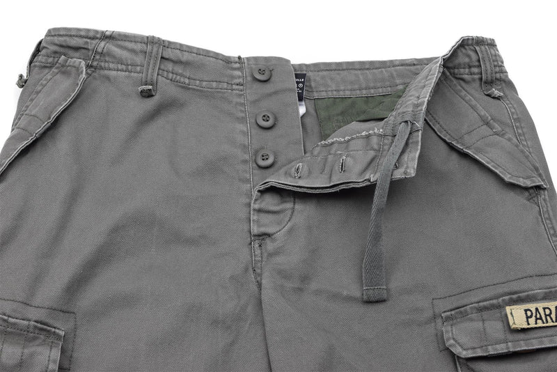Mil-Tec merk militaire stijl olijf voorgesproken Moleskin Paratrooper Cargo Shorts
