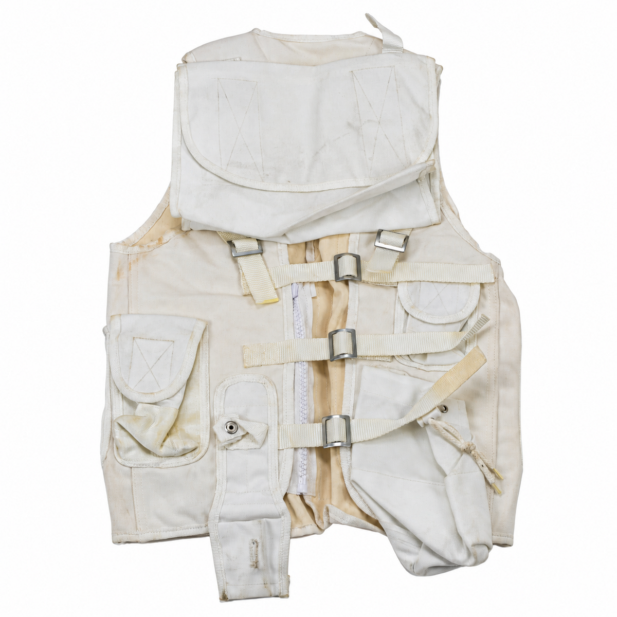 Origineel Turks militair tactisch vest Multi Pouch Field Utility wit