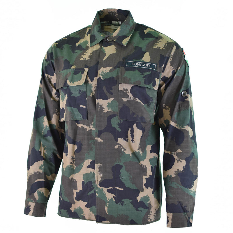 Echt Hongaars legerhirt M90 4 kleur camouflage camouflage lange mouwen militair nieuw