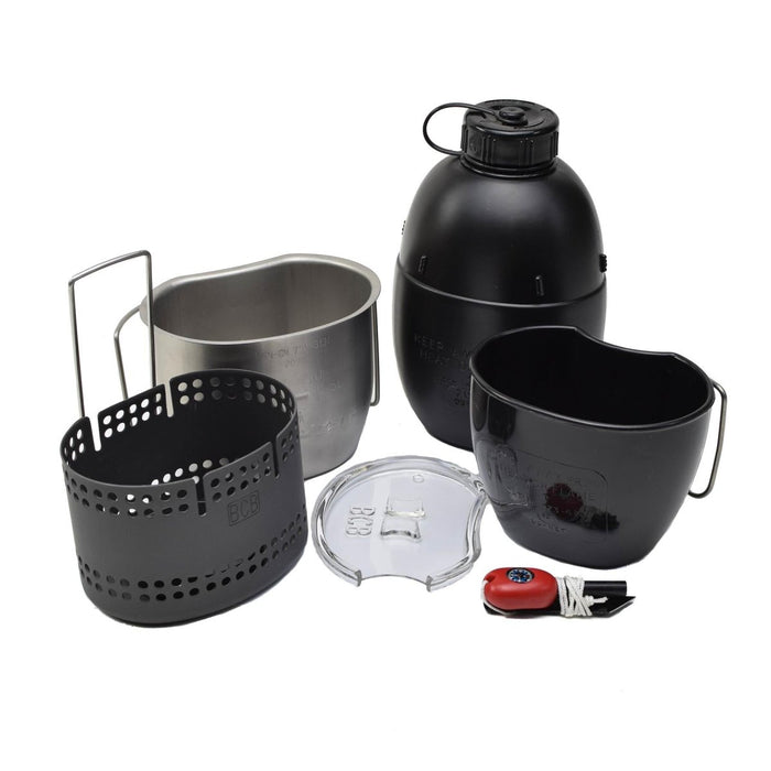 BCB Dragon kooksysteem kantinemok kruisvaarderkachel 6-delige compacte campingset - GoMilitar