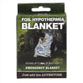 BCB Hypothermie Ruimtedeken 84x54 Compacte lichtgewicht nooddeken