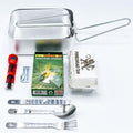 BCB Outdoor kookset wandeling rommelblikken bestek set kan opener vuurstaker openen